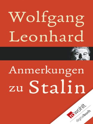 cover image of Anmerkungen zu Stalin